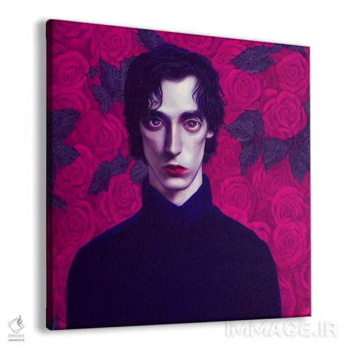 تابلو رزهای صورتی (۲۰۲۳) اثر برین ویو کالت - نمای پرسپکتیو محصول