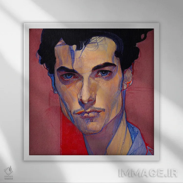 تابلو پنجم آوریل (۲۰۲۳) اثر برین ویو کالت - نمای قابدار سفید