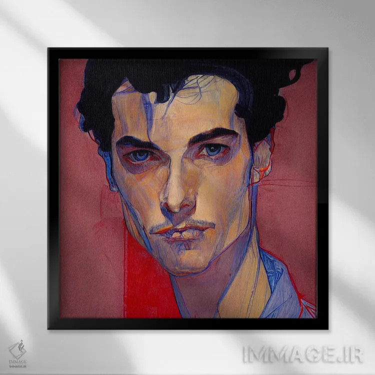 تابلو پنجم آوریل (۲۰۲۳) اثر برین ویو کالت - نمای قابدار مشکی