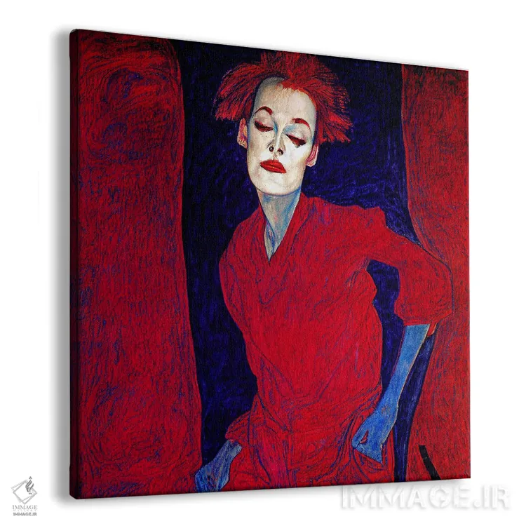 تابلو منطقه چراغ قرمز برلین ۲ (۲۰۲۳) اثر برین ویو کالت - نمای پرسپکتیو محصول