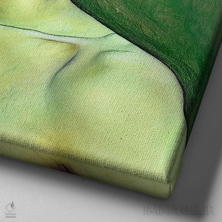 تابلو بیداری (۲۰۲۳) اثر برین ویو کالت - نمای نزدیک بافت بوم