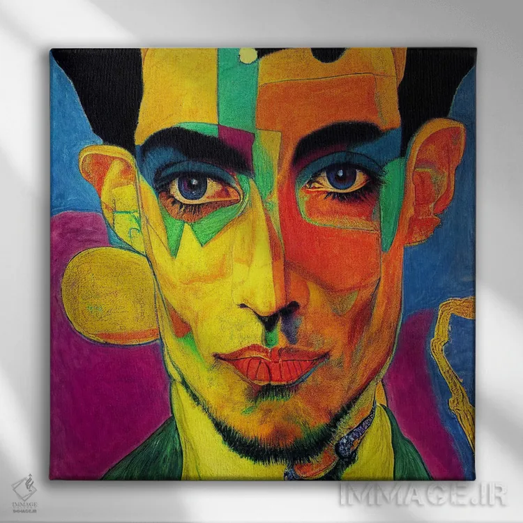 تابلو شور جسورانه (۲۰۲۲) اثر برین ویو کالت - نمای روبهرو روی دیوار