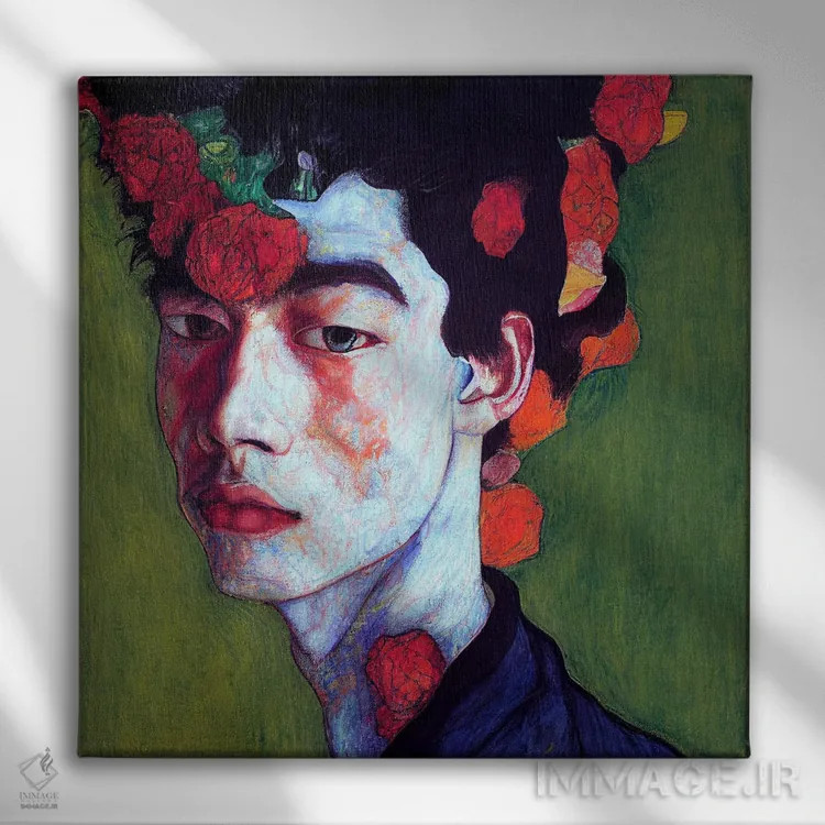 تابلو در باغ کج (مارس ۲۰۲۳) اثر برین ویو کالت - نمای روبهرو روی دیوار