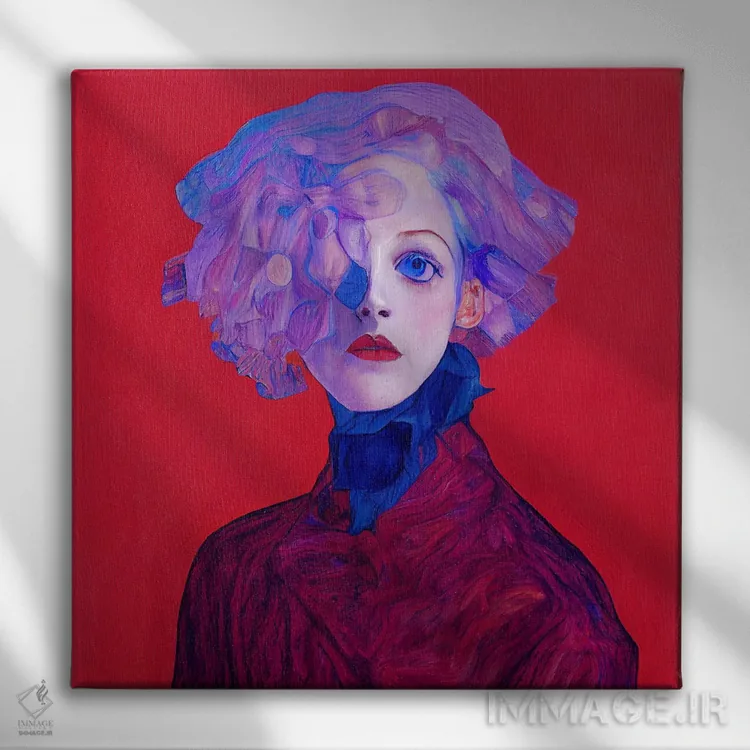 تابلو عشق (۲۰۲۲) اثر برین ویو کالت - نمای روبهرو روی دیوار