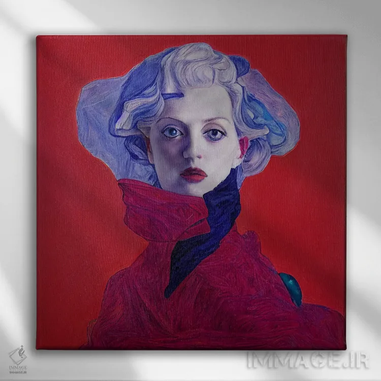 تابلو انتظار (۲۰۲۲) اثر برین ویو کالت - نمای روبهرو روی دیوار