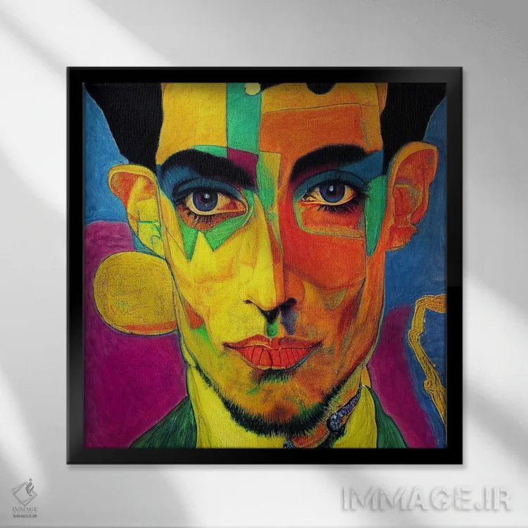 تابلو شور جسورانه (۲۰۲۲) اثر برین ویو کالت - نمای قابدار مشکی