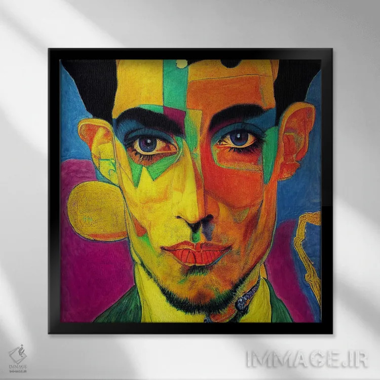 تابلو شور جسورانه (۲۰۲۲) اثر برین ویو کالت - نمای قابدار مشکی