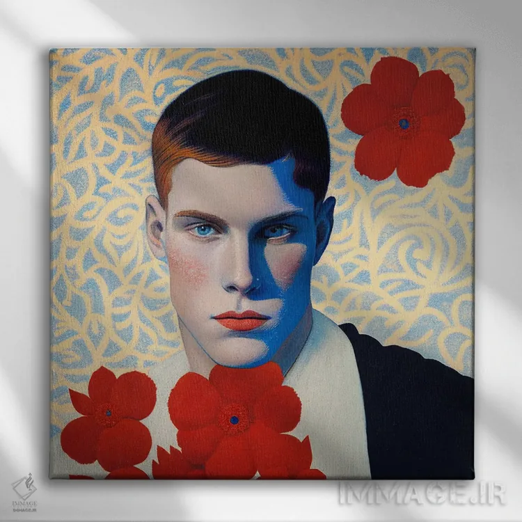 تابلو عشق واقعی (۲۰۲۲) اثر برین ویو کالت - نمای روبهرو روی دیوار