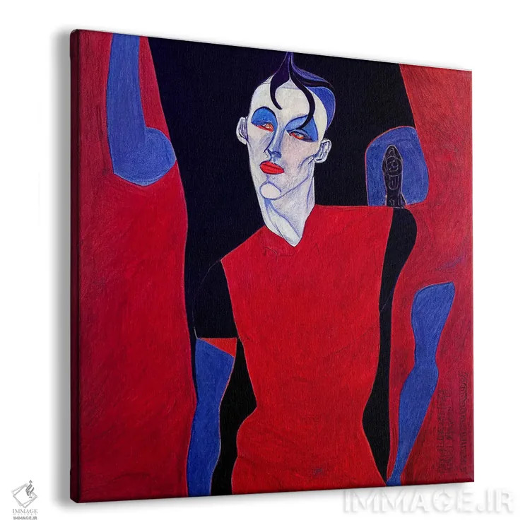 تابلو مجموعه چراغ قرمز برلین (۲۰۲۳) اثر برین ویو کالت - نمای پرسپکتیو محصول