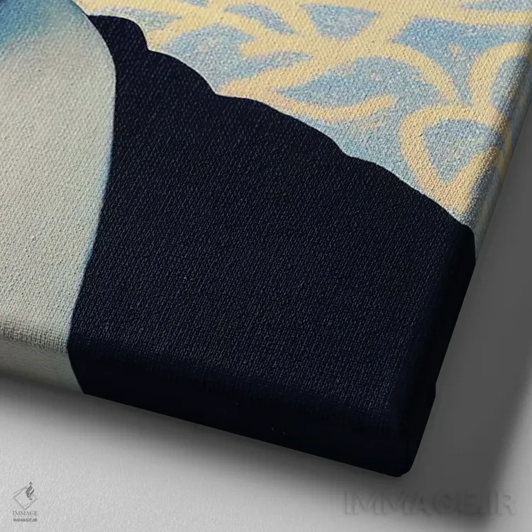 تابلو عشق واقعی (۲۰۲۲) اثر برین ویو کالت - نمای نزدیک بافت بوم