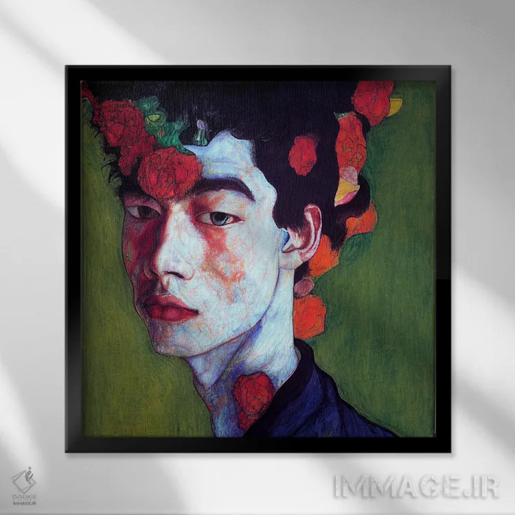 تابلو در باغ کج (مارس ۲۰۲۳) اثر برین ویو کالت - نمای قابدار مشکی