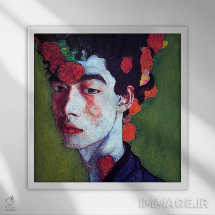 تابلو در باغ کج (مارس ۲۰۲۳) اثر برین ویو کالت - نمای قابدار سفید