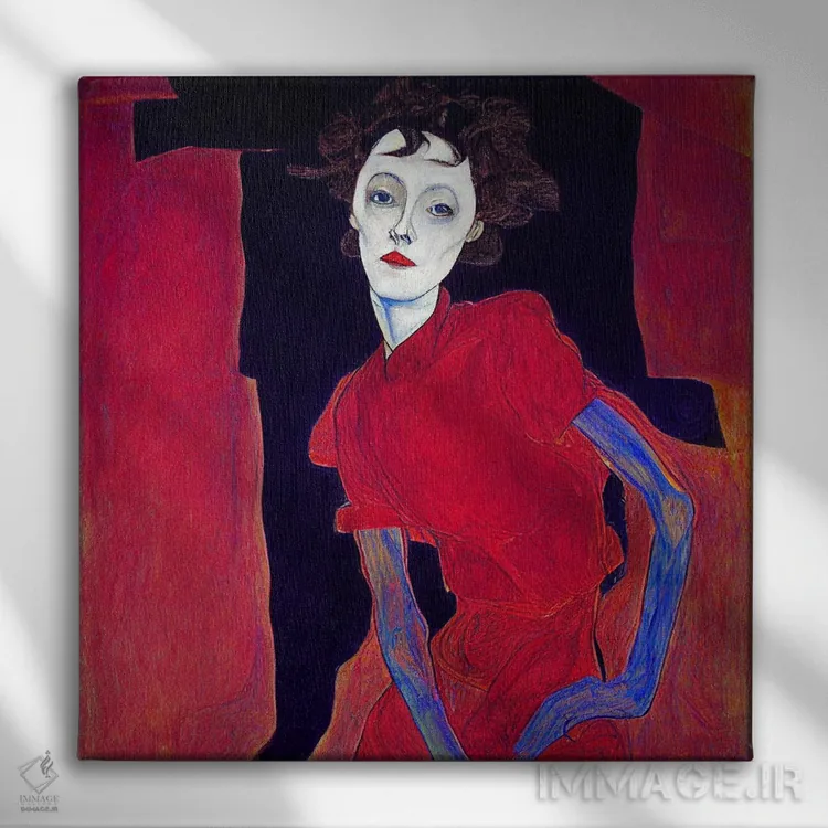 تابلو چراغ قرمز برلین ۲ (۲۰۲۳) اثر برین ویو کالت - نمای روبهرو روی دیوار