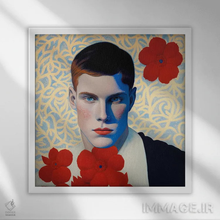 تابلو عشق واقعی (۲۰۲۲) اثر برین ویو کالت - نمای قابدار سفید