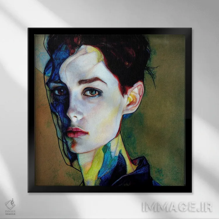 تابلو از دست دادن (۲۰۲۳) اثر برین ویو کالت - نمای قابدار مشکی