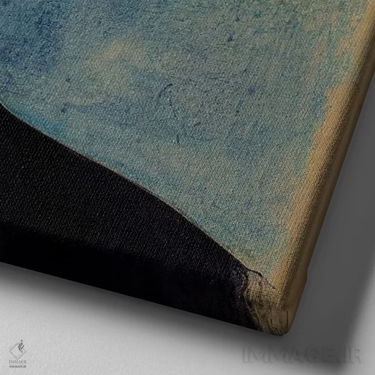 تابلو به یاد بیاور (۲۰۲۲) اثر برین ویو کالت - نمای نزدیک بافت بوم