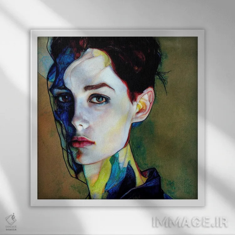 تابلو از دست دادن (۲۰۲۳) اثر برین ویو کالت - نمای قابدار سفید