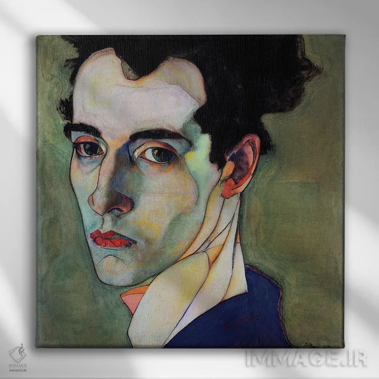 تابلو هوگو (۲۰۲۲) اثر برین ویو کالت - نمای روبهرو روی دیوار