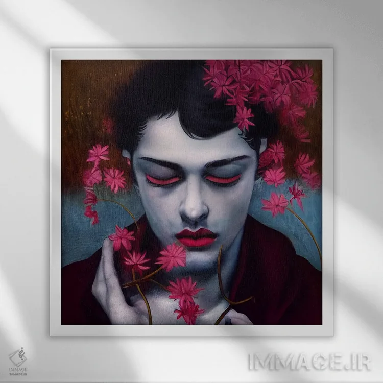 تابلو جادوی خود را بیفکن (۲۰۲۳) اثر برین ویو کالت - نمای قابدار سفید