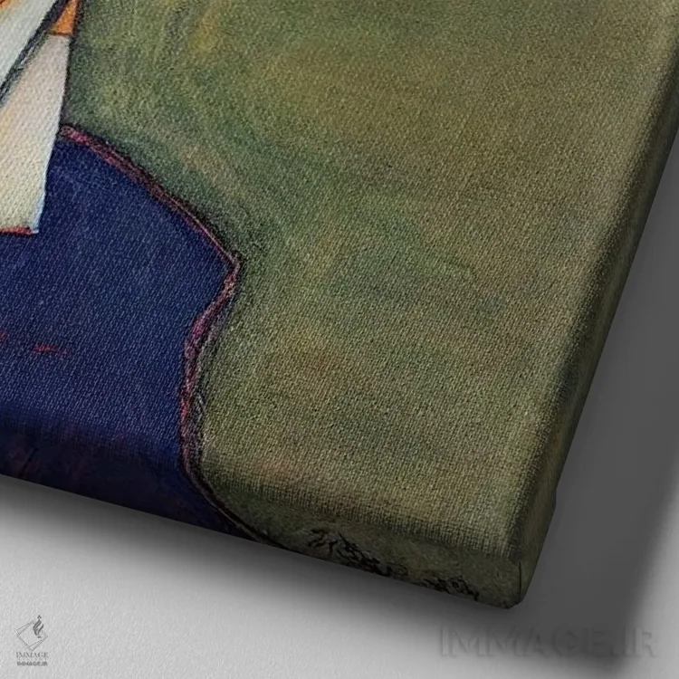 تابلو هوگو (۲۰۲۲) اثر برین ویو کالت - نمای نزدیک بافت بوم