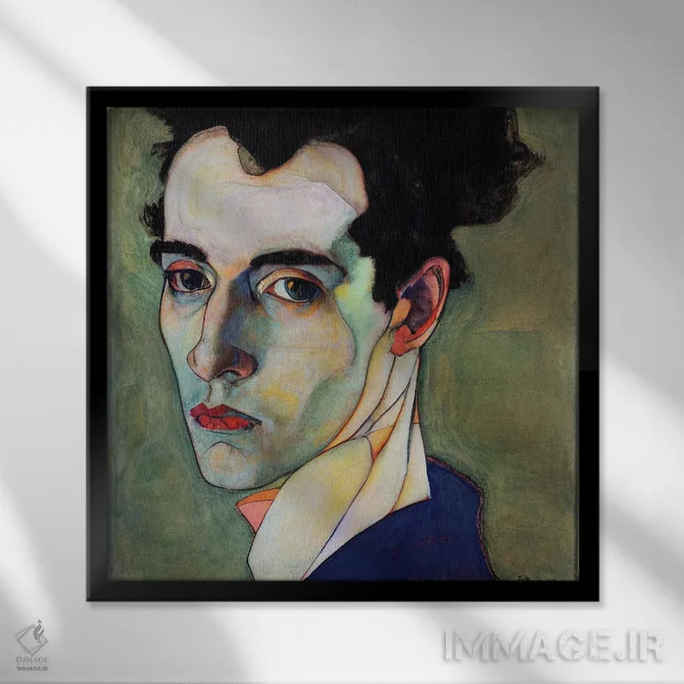 تابلو هوگو (۲۰۲۲) اثر برین ویو کالت - نمای قابدار مشکی