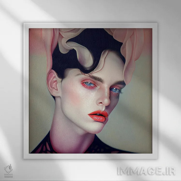 تابلو کندی (نام خاص) اثر برین ویو کالت - نمای قابدار سفید