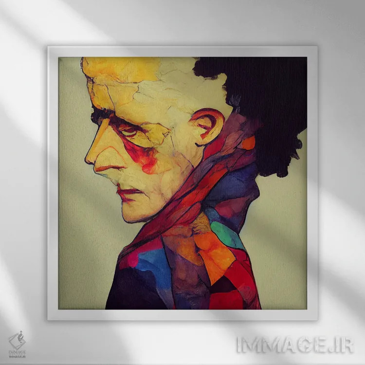 تابلو مایا ۲ (۲۰۲۲) (تمدن باستانی) اثر برین ویو کالت - نمای قابدار سفید