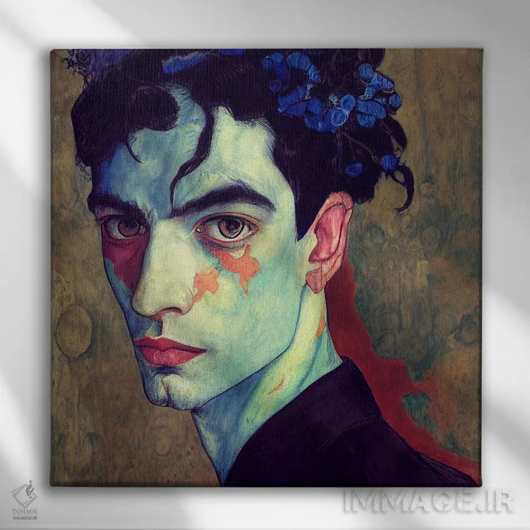 تابلو ادوآردو فلوراله (۲۰۲۳) اثر برین ویو کالت - نمای روبهرو روی دیوار