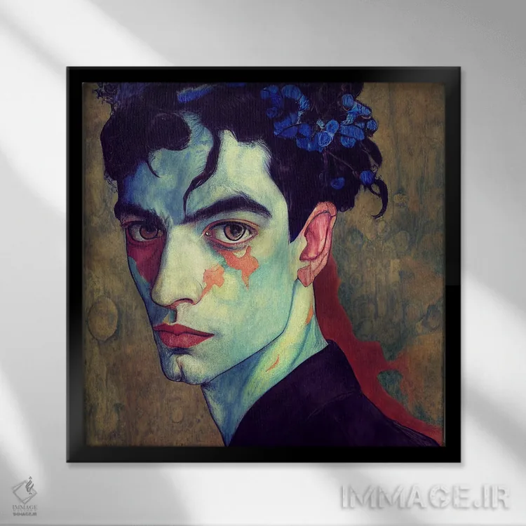 تابلو ادوآردو فلوراله (۲۰۲۳) اثر برین ویو کالت - نمای قابدار مشکی
