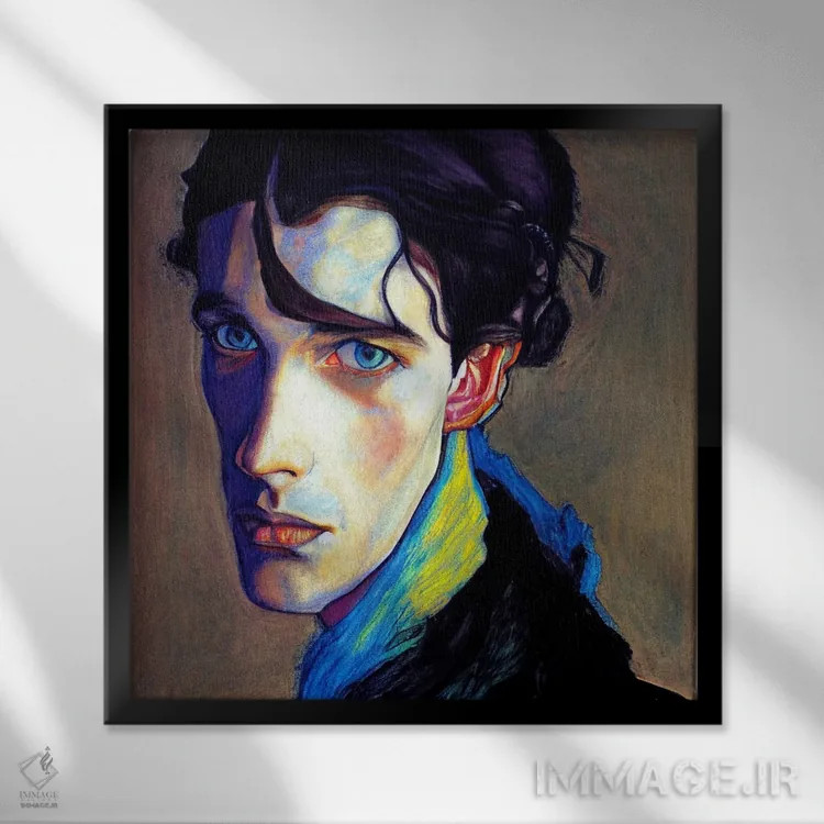 تابلو فرار (۲۰۲۳) اثر برین ویو کالت - نمای قابدار مشکی