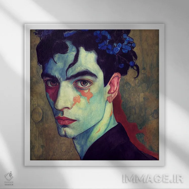 تابلو ادوآردو فلوراله (۲۰۲۳) اثر برین ویو کالت - نمای قابدار سفید