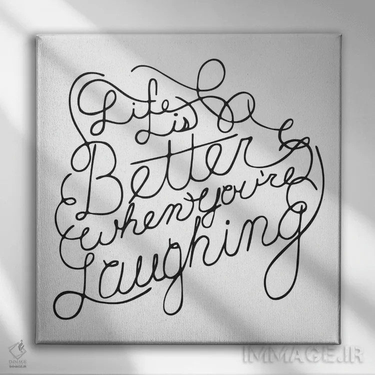 تابلو زندگی بهتر است I اثر فایو بای فایو کالکتیو - نمای روبهرو روی دیوار