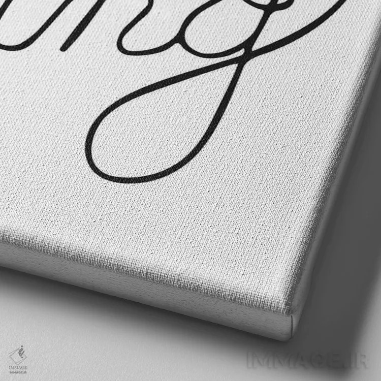 تابلو زندگی بهتر است I اثر فایو بای فایو کالکتیو - نمای نزدیک بافت بوم