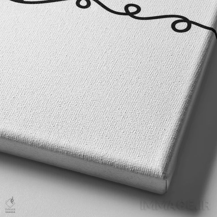 تابلو تلاشت هیچ ضرری ندارد V اثر فایو بای فایو کالکتیو - نمای نزدیک بافت بوم