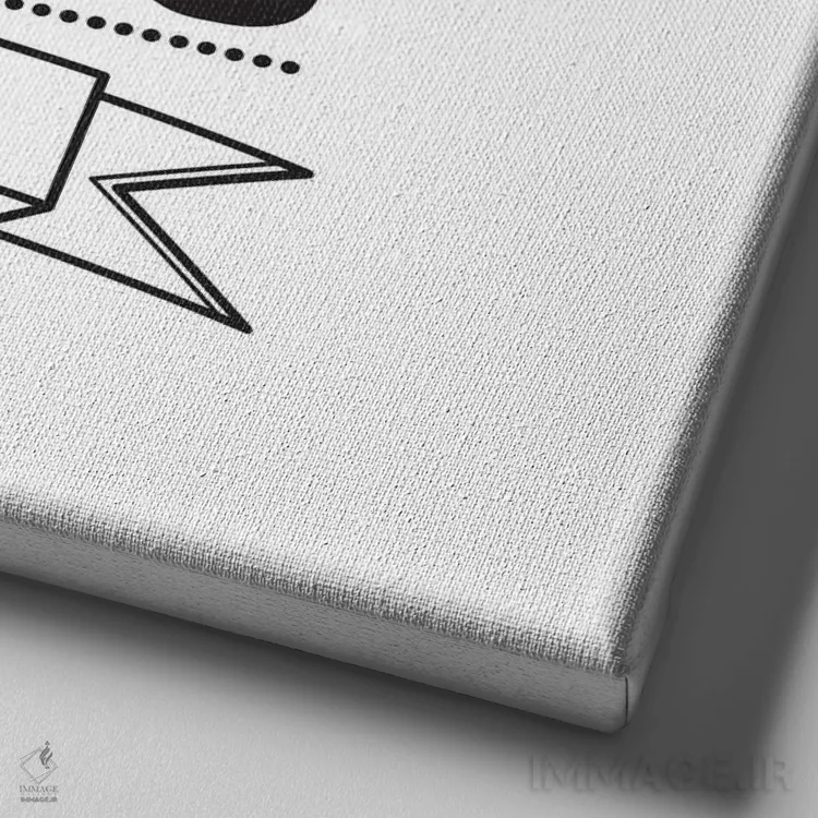 تابلو هیچچیز آسان به دست نمیآید I اثر فایو بای فایو کالکتیو - نمای نزدیک بافت بوم