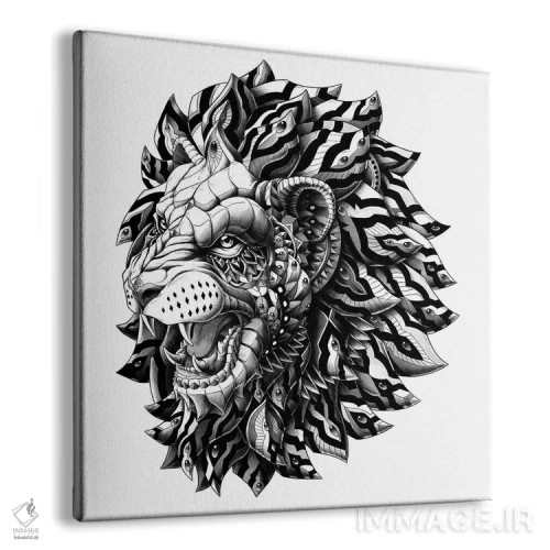 تابلو شیر اثر بیوورکز - نمای پرسپکتیو محصول