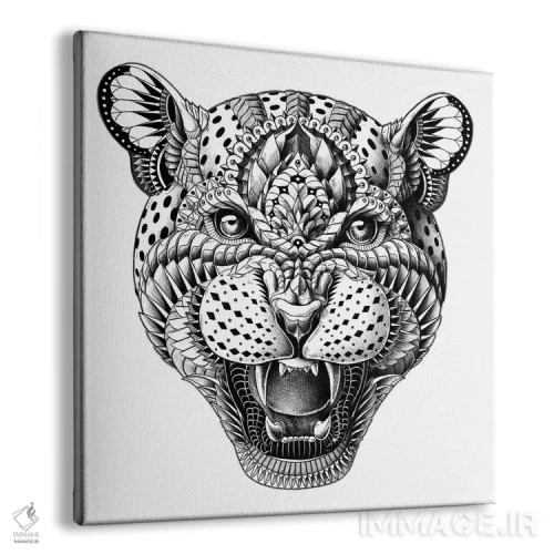 تابلو پلنگ اثر بیوورکز - نمای پرسپکتیو محصول