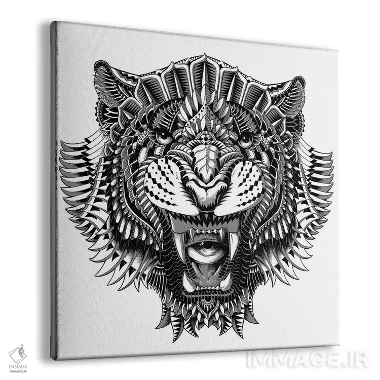 تابلو چشم ببر اثر بیوورکز - نمای پرسپکتیو محصول