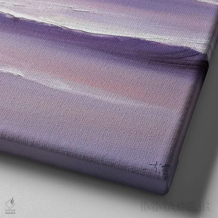 تابلو آرامش و آزادی اثر بُژنا فوخس - نمای نزدیک بافت بوم