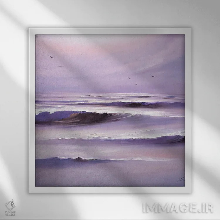 تابلو آرامش و آزادی اثر بُژنا فوخس - نمای قابدار سفید