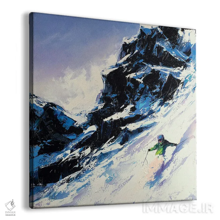 تابلو اسکیباز سریع اثر بُژنا فوخس - نمای پرسپکتیو محصول