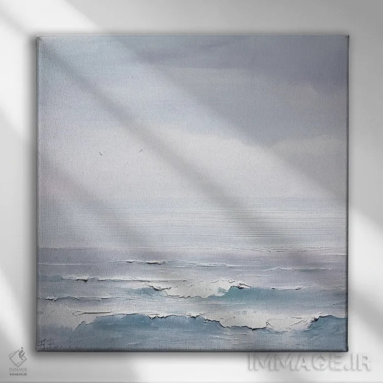 تابلو صبح آرام اثر بُژنا فوخس - نمای روبهرو روی دیوار