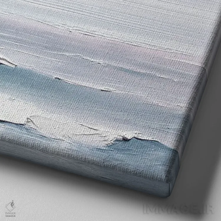 تابلو صبح آرام اثر بُژنا فوخس - نمای نزدیک بافت بوم