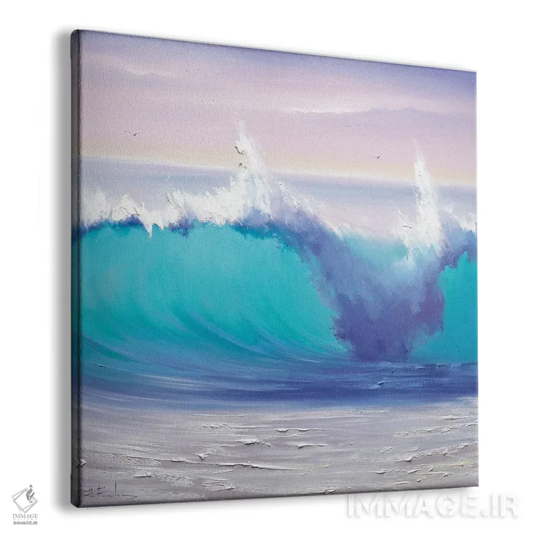 تابلو پیشدرآمد اقیانوس فیروزهای اثر بُژنا فوخس - نمای پرسپکتیو محصول