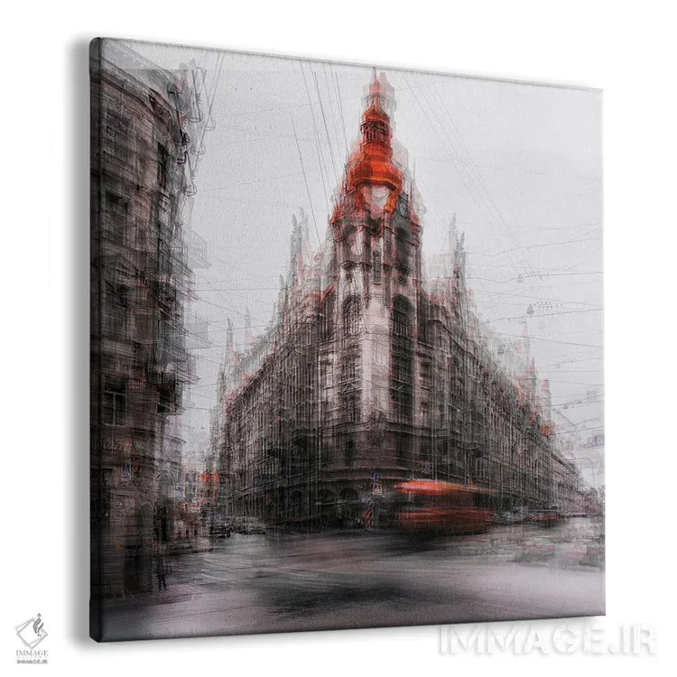 تابلو نوک قرمز اثر کارمین کیریاکو - نمای پرسپکتیو محصول