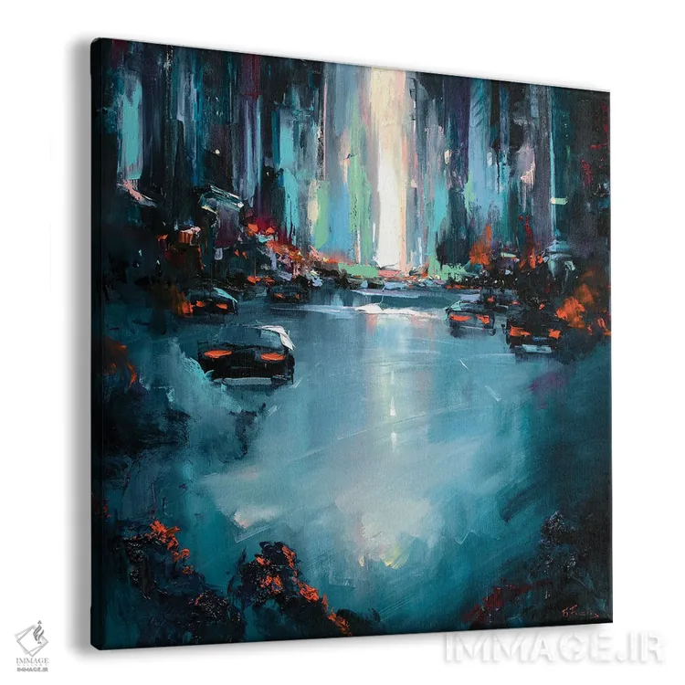 تابلو تضاد شهری اثر بُژنا فوخس - نمای پرسپکتیو محصول