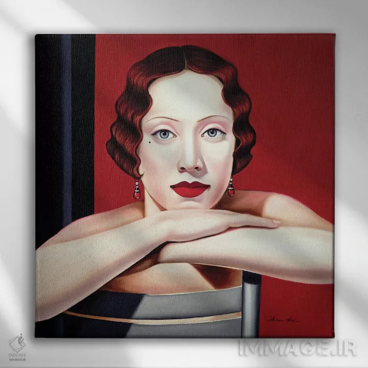 تابلو برلین، ۱۹۲۴ (آلمان) اثر کترین ایبل - نمای روبهرو روی دیوار