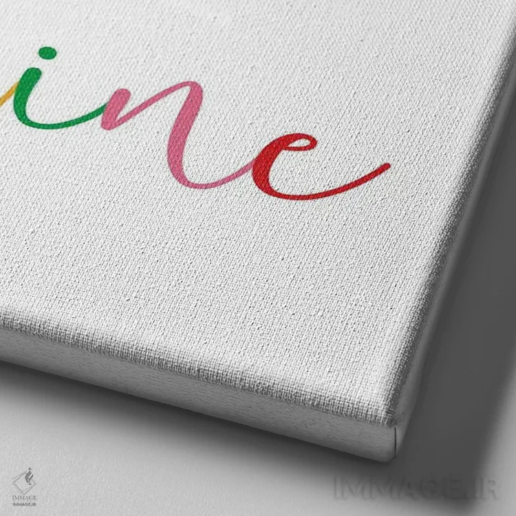 تابلو آفتاب من اثر طراحی CAD (استودیو طراحی دیجیتال) - نمای نزدیک بافت بوم