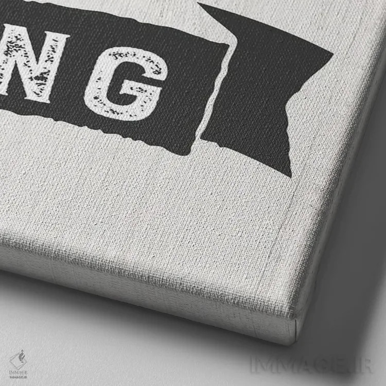 تابلو آشپزخانهی رقصان اثر طراحی CAD (استودیو طراحی دیجیتال) - نمای نزدیک بافت بوم