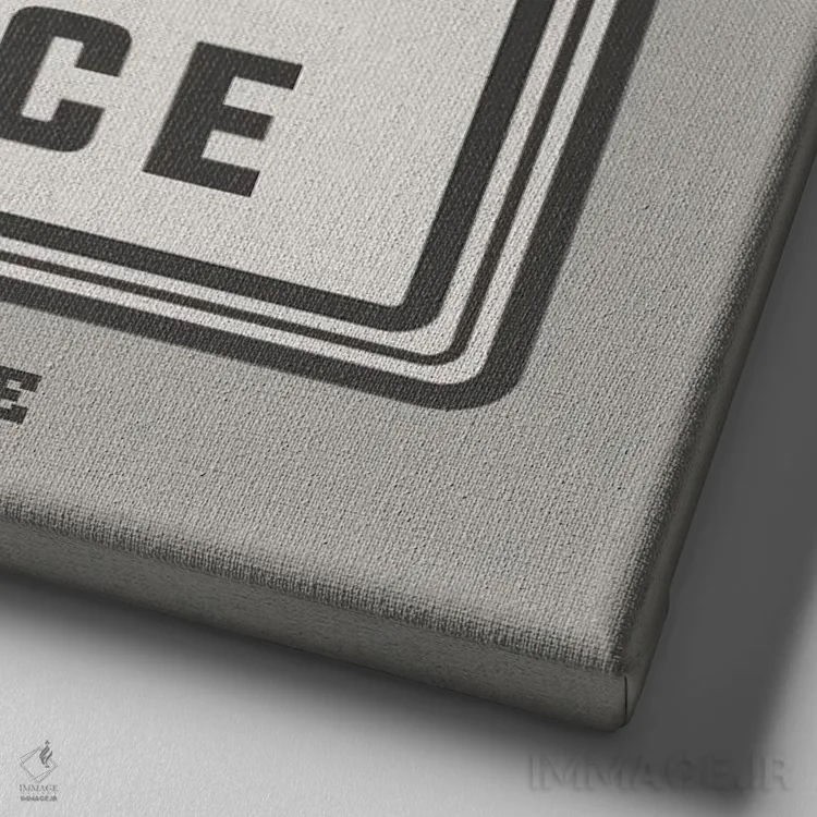 تابلو خدمات اتوکشی اثر طراحی CAD (استودیو طراحی دیجیتال) - نمای نزدیک بافت بوم